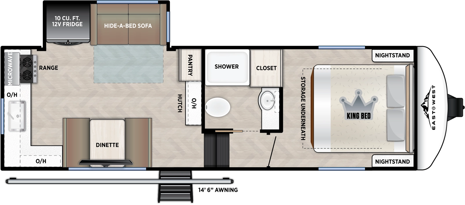 Blackthorn 229RK Floorplan